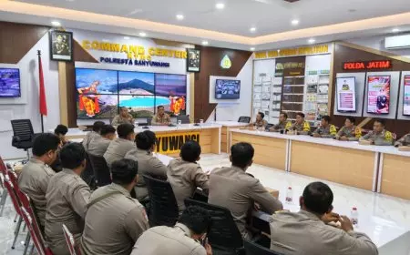 Polresta Banyuwangi Optimalkan Peran Bhabinkamtibmas dalam Pengamanan Nataru