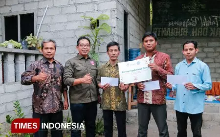 BMPS Banyuwangi Bersama Yayasan Hati Suci Bagikan Bantuan untuk Guru Prasejahtera