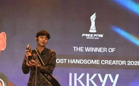 Kreator Free Fire Ikyikyyy Sabet Dua Penghargaan di Free Fire Awards 2025