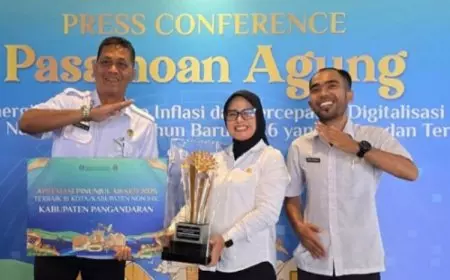 Pangandaran Raih Peringkat III Pinunjul Award 2025 Kategori Non-IHK se-Jawa Barat