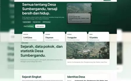 Langkah Awal Digitalisasi Sumbergandu, Website Desa Diluncurkan, Perangkat Siap Kelola Mandiri