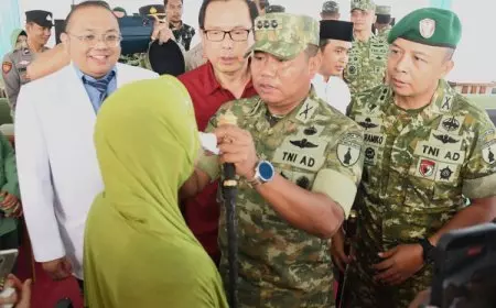 Danrem 083: TNI Hadir untuk Terangi Kembali Penglihatan Rakyat Lewat Operasi Katarak Massal di Pasuruan