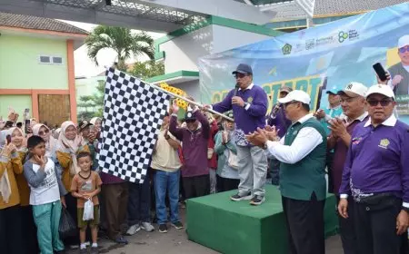 Jalan Sehat HAB Kemenag di Malang Diikuti Belasan Ribu Peserta, Guru MI Swasta Dapat Paket Umrah