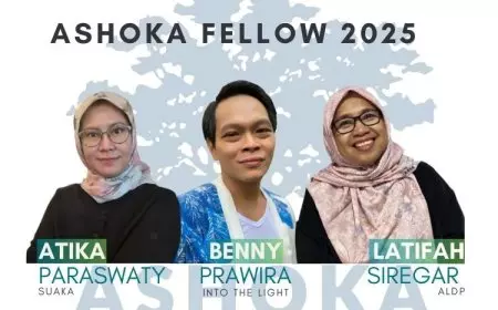 Tiga Pembaharu Indonesia Raih Ashoka Fellow 2025 atas Inovasi Sosial Berdampak