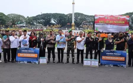 Polresta Malang Kota Gelar Apel Ops Lilin Semeru 2025, Siapkan Pengamanan Natal dan Tahun Baru