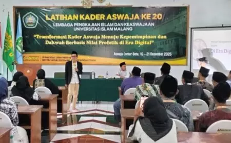UNISMA Gelar Latihan Kader Aswaja ke-20, Tekankan Kepemimpinan Profetik dan Dakwah Digital