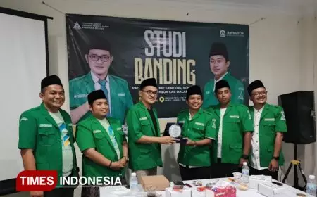 GP Ansor Lenteng Sumenep Belajar Pengelolaan Organisasi ke Ansor Kabupaten Malang