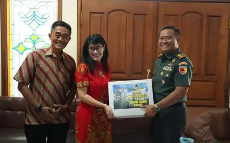 Pastikan Ibadah Natal Aman dan Nyaman, Danrem 083 Bdj Lakukan Anjangsana ke Gereja