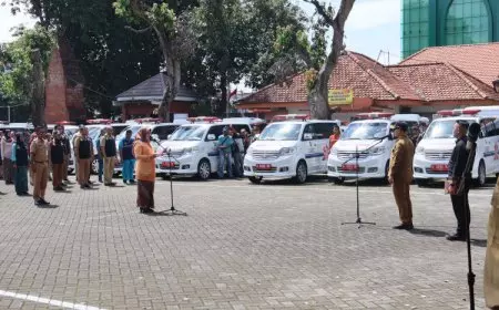 Pemkab Mojokerto Gelar Apel Siaga Armada Kesehatan Jelang Nataru 2026