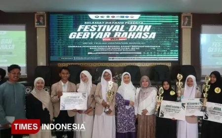 Festival dan Gebyar Bahasa 2025 Tandai Puncak Program Bahasa LPBA-BIPA Unisma