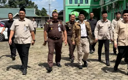 Lama Mangkrak, Wamenhaj bersama Kejaksaan Tinjau Asrama Haji Jambi