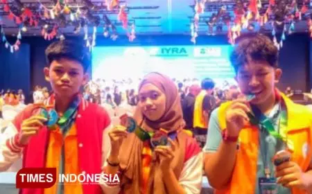 SMK Mutu Gondanglegi Raih 6 Medali di International Youth Robot Competition 2025 Shenzhen, China