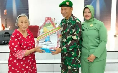 Sebarkan Toleransi, Koramil Pesantren Kediri Sambangi 10 Gereja di Wilayahnya Sambut Natal
