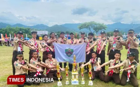 Bersinar di Gita Tegak IV MKKS SMA Kabupaten Malang, Pramuka SMA An Nur Kembali Ukir Prestasi
