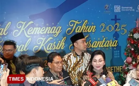 Perdana, Bimas Kristen dan Katolik Gelar Natal Bersama Kementerian Agama