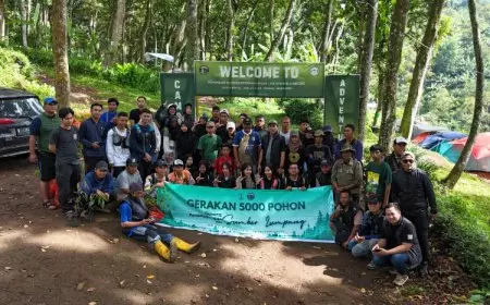 Gerakan 5.000 Pohon Sesi Ketiga, Sekawan Bumi Foundation Sisir Lereng Selatan Penanggungan
