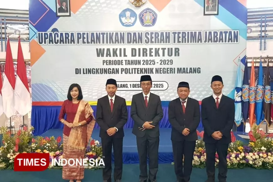 Polinema Lantik Wakil Direktur Baru Periode 2025–2029