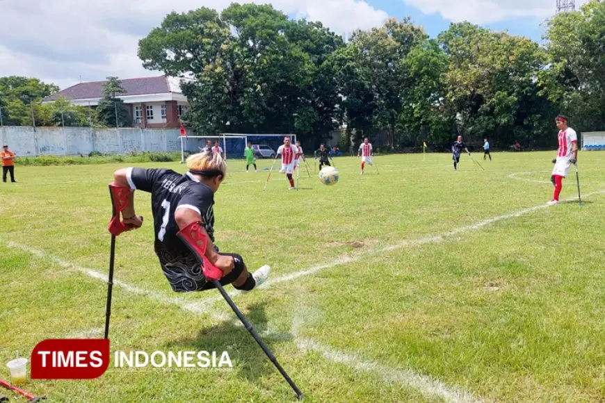 Laga Persawangi Vs Persaid Tandai Peringatan Hari Disabilitas Internasional di Banyuwangi