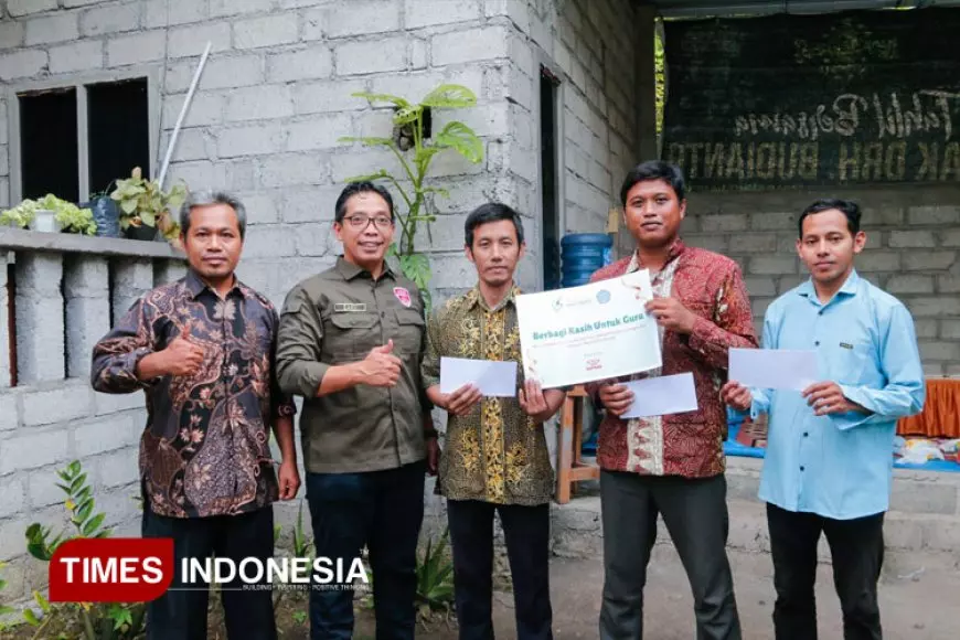 BMPS Banyuwangi Bersama Yayasan Hati Suci Bagikan Bantuan untuk Guru Prasejahtera