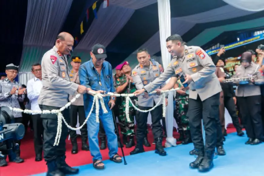 Perkuat Keamanan Selat Bali, Kapolda Jatim Resmikan Dermaga dan Kapal Cepat Satpolairud Polresta Banyuwangi