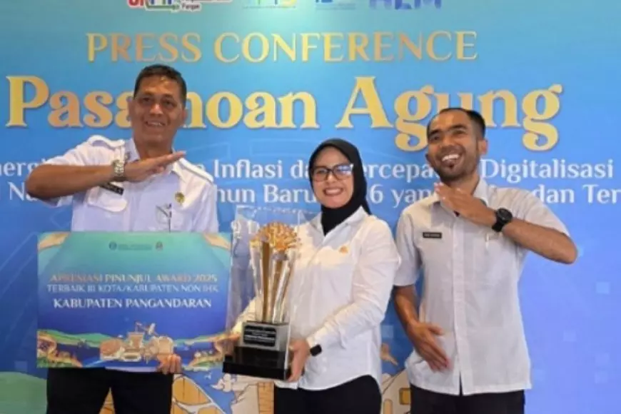Pangandaran Raih Peringkat III Pinunjul Award 2025 Kategori Non-IHK se-Jawa Barat