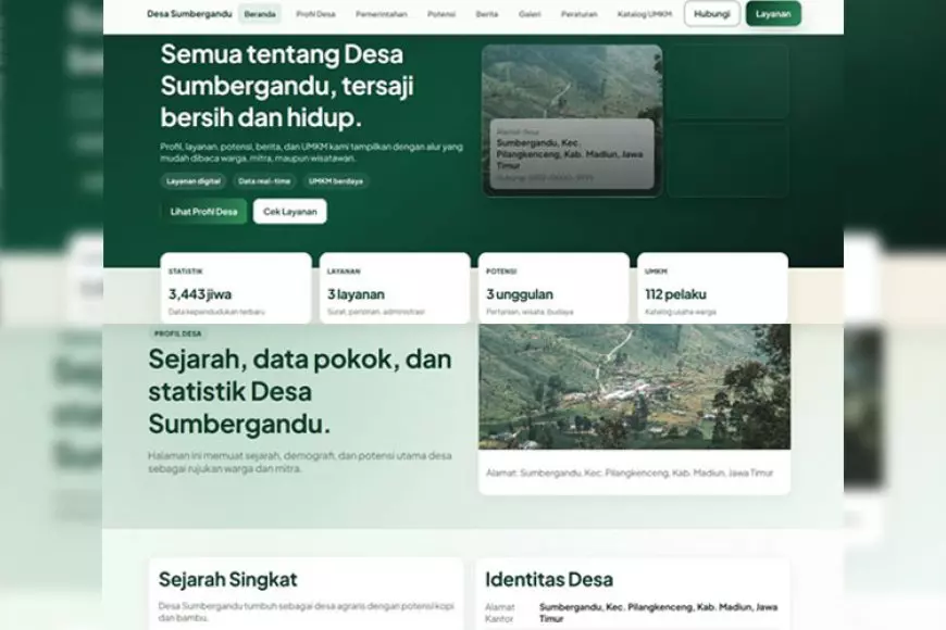 Langkah Awal Digitalisasi Sumbergandu, Website Desa Diluncurkan, Perangkat Siap Kelola Mandiri