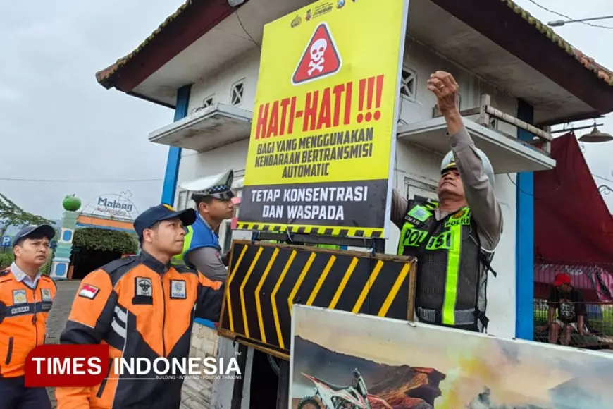 Cegah Laka Nataru, Polres Malang Imbau Keselamatan dan Kendaraan Matic yang Aman di Jalur Bromo