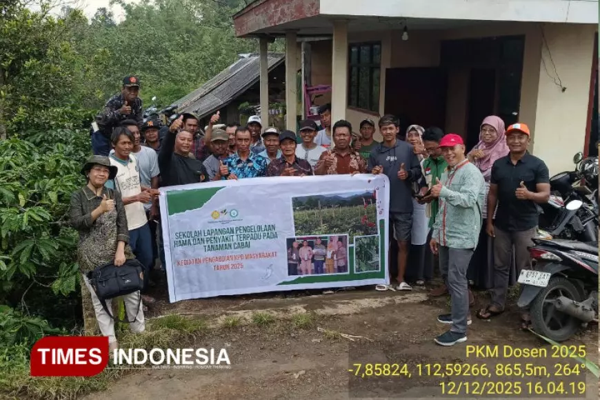 Polbangtan Malang Perkuat Kapasitas Petani Cabai Lewat Sekolah Lapang PHT di Desa Bocek