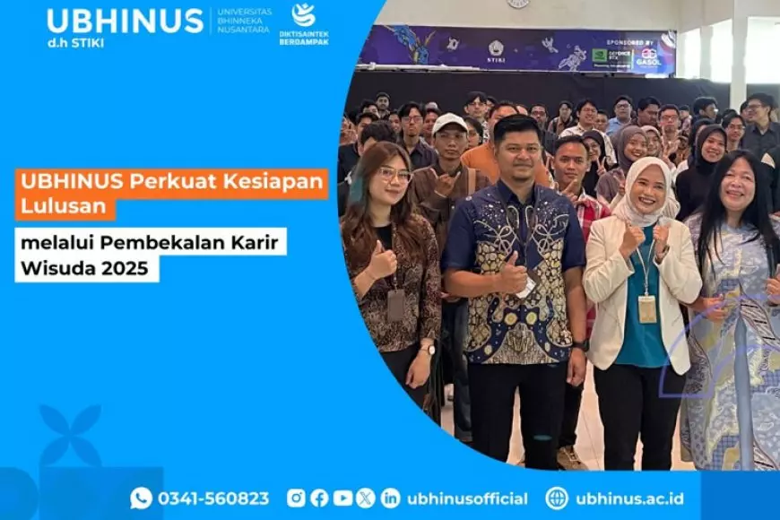 UBHINUS Perkuat Kesiapan Lulusan Melalui Pembekalan Karir Wisuda 2025