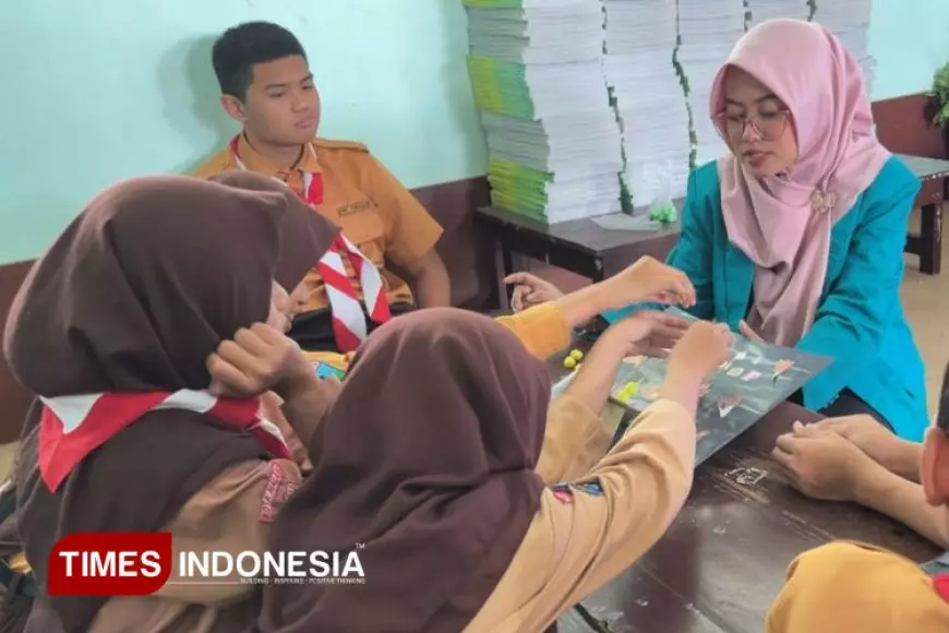 Mahasiswa Unisma Membuat Inovasi Tusuk Aljabar, Jembatan Konkret untuk Pembelajaran Matematika Anak Berkebutuhan Khusus (ABK)
