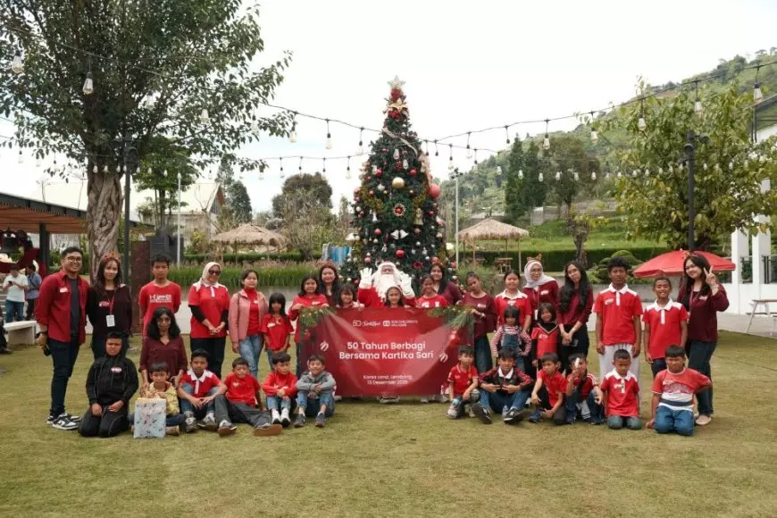 Rayakan 50 Tahun Perjalanan, Kartika Sari Wujudkan Semangat Berbagi Kebahagiaan Natal Bersama SOS Children’s Villages Indonesia