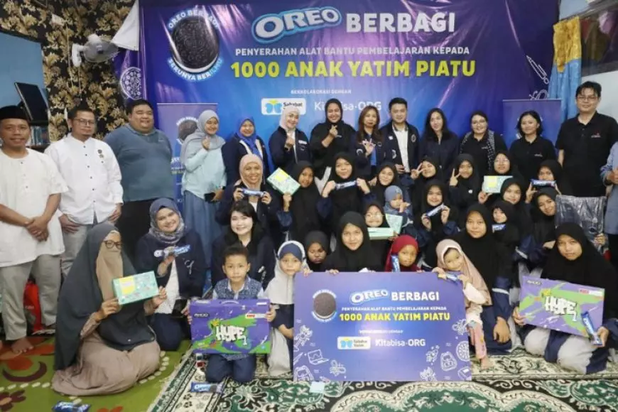 Lanjutkan Komitmen Berbagi, “Program OREO Berbagi Serunya Berilmu” Salurkan Donasi Alat Bantu Pembelajaran Kepada 1.000 Anak Yatim Piatu