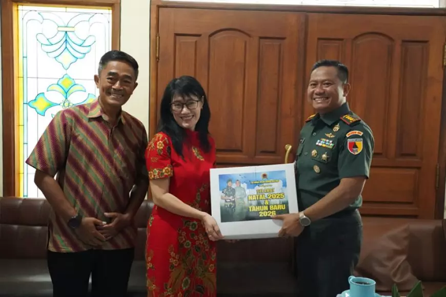 Pastikan Ibadah Natal Aman dan Nyaman, Danrem 083 Bdj Lakukan Anjangsana ke Gereja