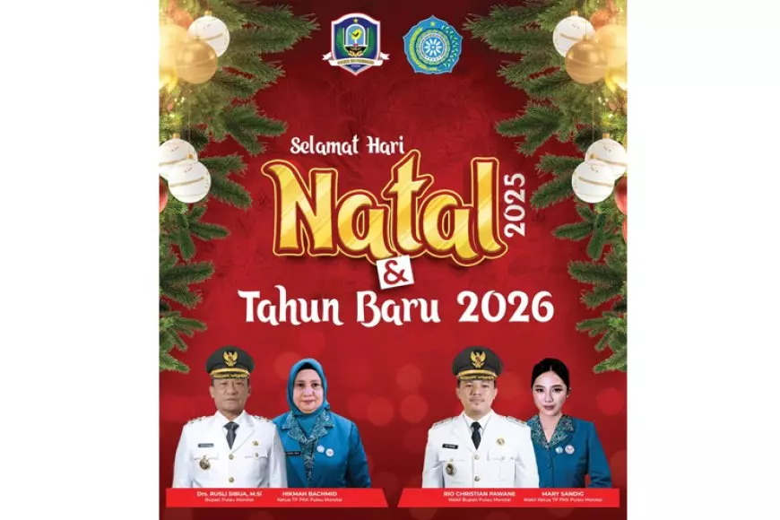 Kediaman Bupati dan Wabup Morotai Dibuka untuk Masyarakat, Rayakan Natal dengan Open House 2025