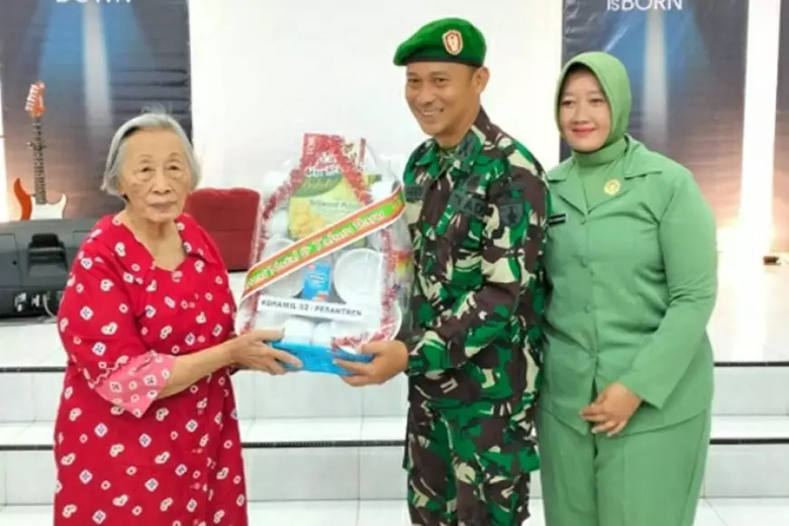 Sebarkan Toleransi, Koramil Pesantren Kediri Sambangi 10 Gereja di Wilayahnya Sambut Natal