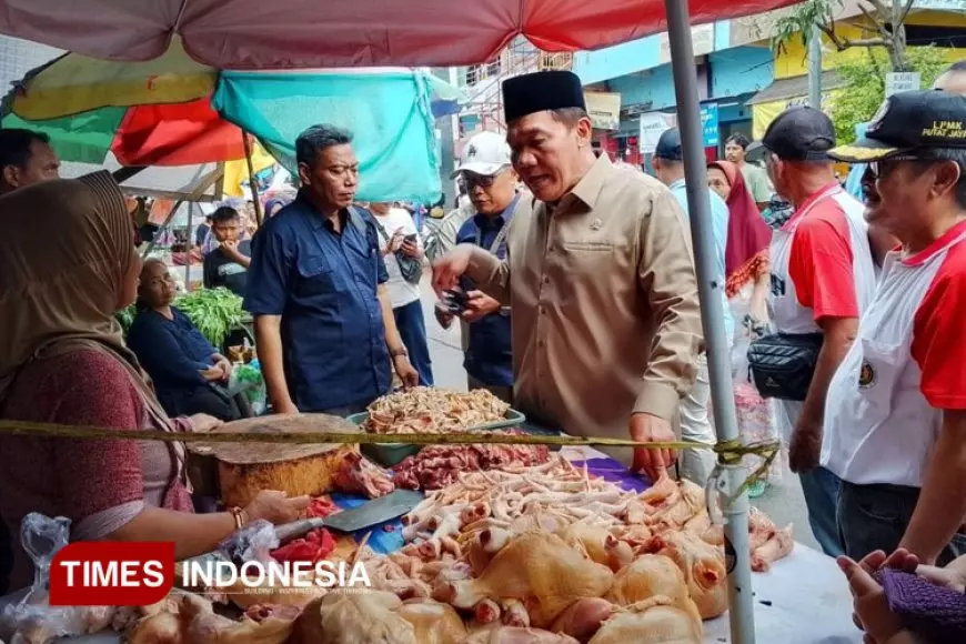 BHS Soroti Kondisi Pasar Tradisional, Masih Banyak Pedagang Berjualan di Luar Area
