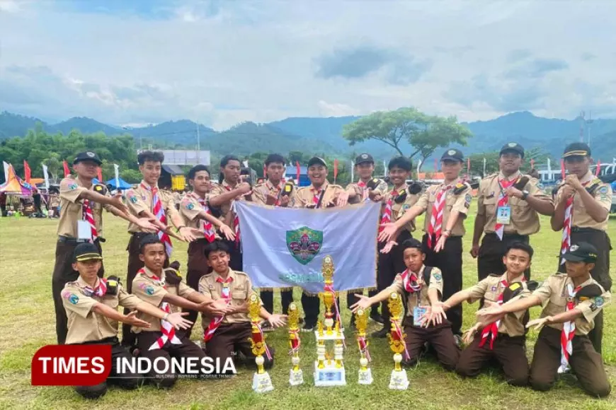Bersinar di Gita Tegak IV MKKS SMA Kabupaten Malang, Pramuka SMA An Nur Kembali Ukir Prestasi