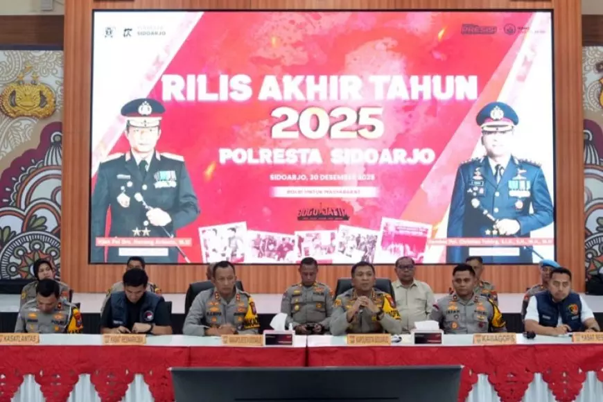 Polresta Sidoarjo: Angka Kriminalitas Turun Selama 2025