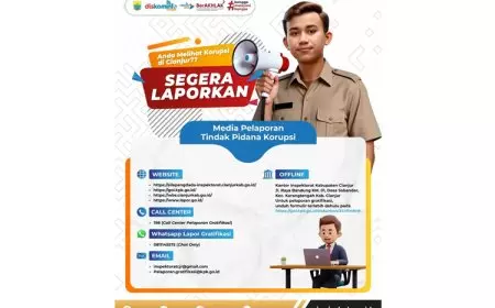 Cara Mudah Lapor Dugaan Korupsi dan Gratifikasi di Kabupaten Cianjur Melalui Berbagai Kanal Resmi