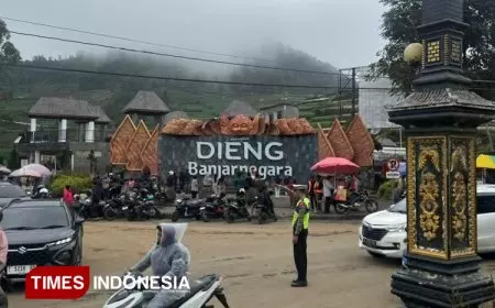 Polres Banjarnegara Lakukan Patroli di Obyek Wisata pada Puncak Akhir Libur Nataru