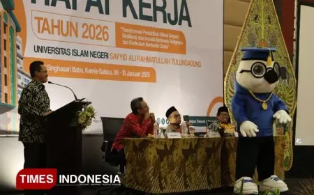 Launching VIGO di Raker 2026, Rektor Paparkan Target Kinerja dan Filosofi Maskot UIN SATU Tulungagung