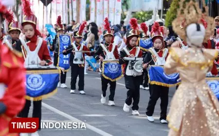 Kejurkab Drumband Banyuwangi 2026 Jadi Ajang Unjuk Kreativitas Pelajar