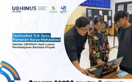 Technofest 11.0: Sync, Pameran Karya Mahasiswa Saintek UBHINUS Hasil Luaran Pembelajaran Berbasis Proyek