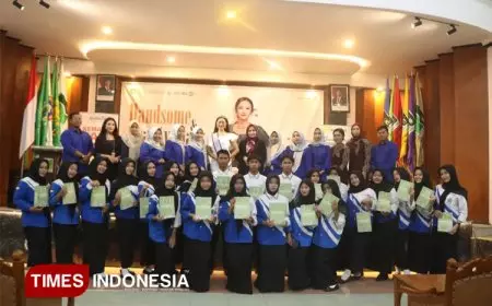 SMK Cendika Bangsa Malang Gelar Handsome And Beauty Class Datangkan Runner-up II Putri Indonesia JATIM