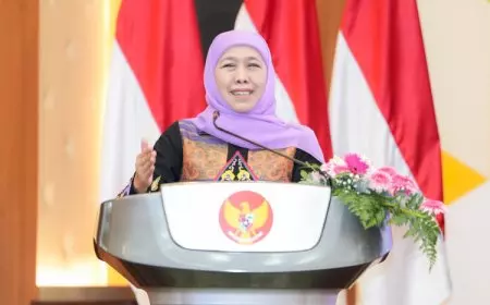 Gubernur Khofifah Buka Bimtek Kepala Sekolah dan Tenaga Kependidikan Sekolah Rakyat