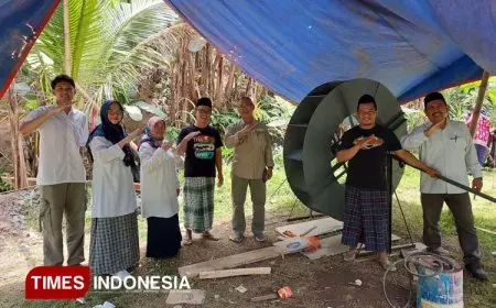 Tim Dosesn UNISMA Optimasi PLTMH Pesantren Lembah Kemuning Tingkatkan Efisiensi Energi Terbarukan