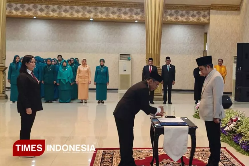 Awal Tahun, Bupati Jember Lantik Pejabat Struktural