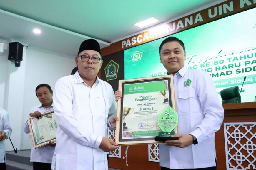 FS UIN KHAS Jember Raih Predikat Terbaik pada Lomba Kantor, Begini Pesan Rektor