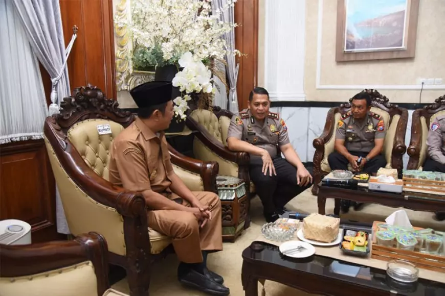 Silaturahmi dengan Forkopimda, Kapolres Bondowoso Singgung Soal Kriminalitas Digital